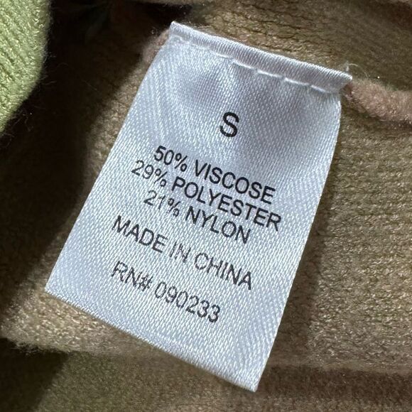 Pacsun LA Hearts Tan Green Retro Halter Top Women’s Small - Picture 3 of 5